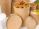 Rigid Home 32 Oz Durable Disposable Paper Bowls Biodegradable Custom Logo