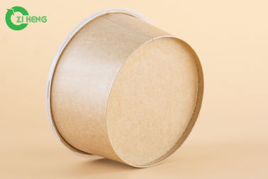 বিবাহের পুনর্ব্যবহারযোগ্য 25 Ounce জন্য কম ব্রাউন খড় নিষ্পত্তি নিষ্পত্তিযোগ্য স্যুপ বোল