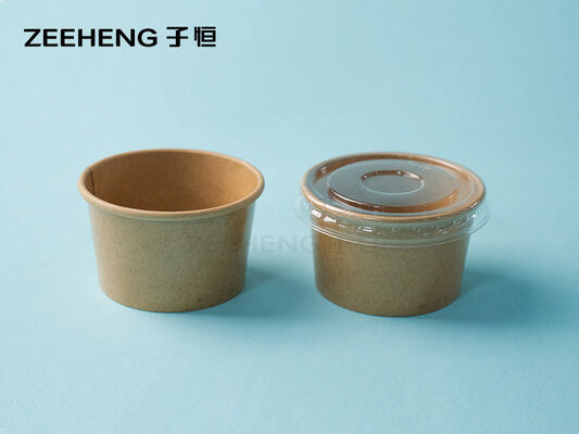 Leak Resistant 1.5oz Disposable Sauce Cups with Eco Friendly Paper Portion Lids for Food Containers